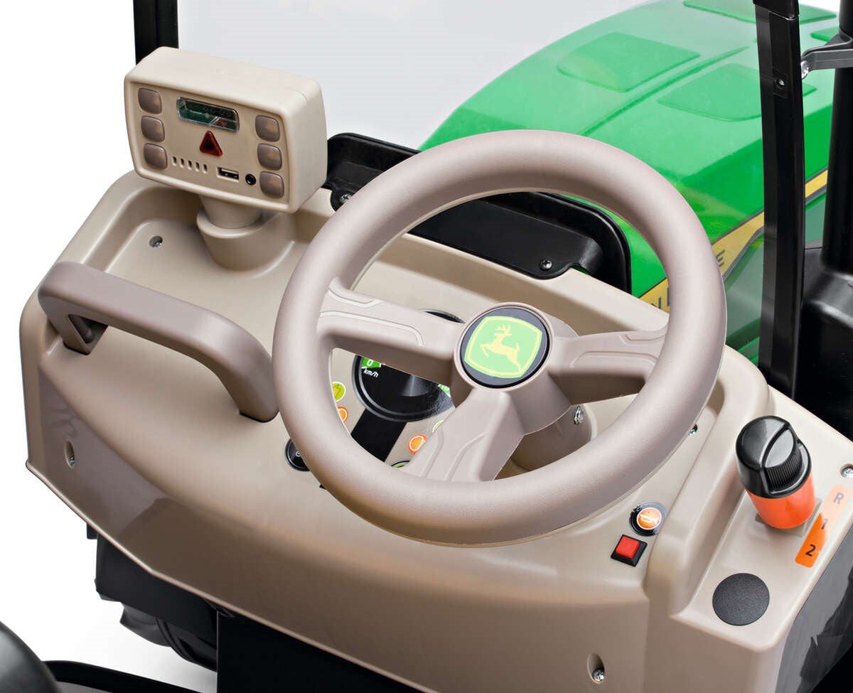 Peg Perego John Deere Dual Force, 12 Volt Electric Tractor, 3+ years
