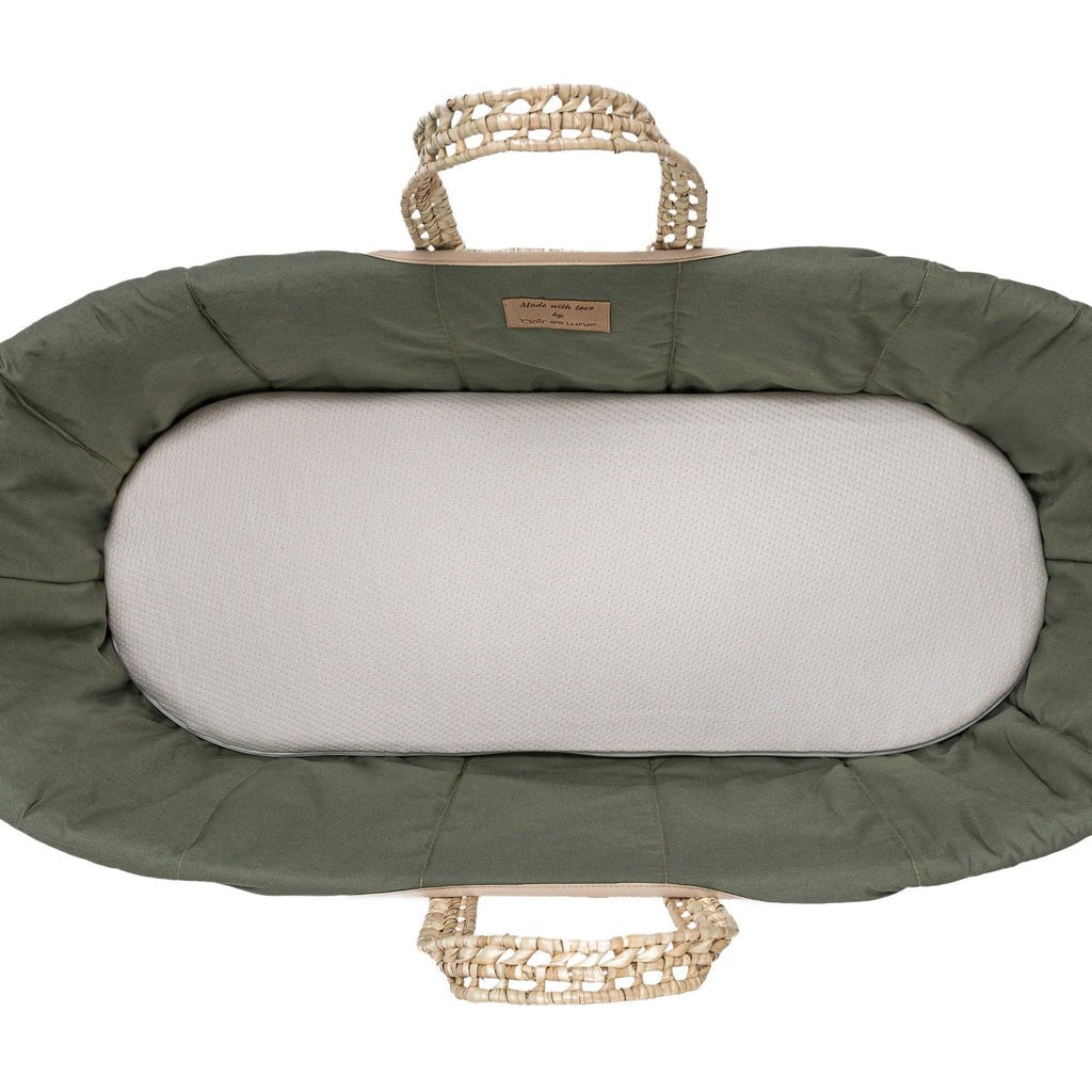 Clair De Lune Organic Palm Moses Basket