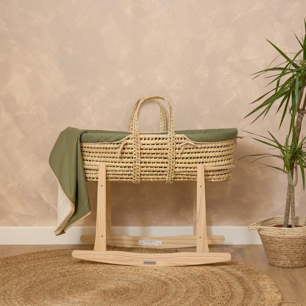 Clair De Lune Organic Palm Moses Basket