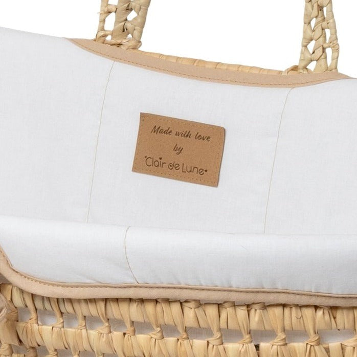 Clair De Lune Organic Palm Moses Basket