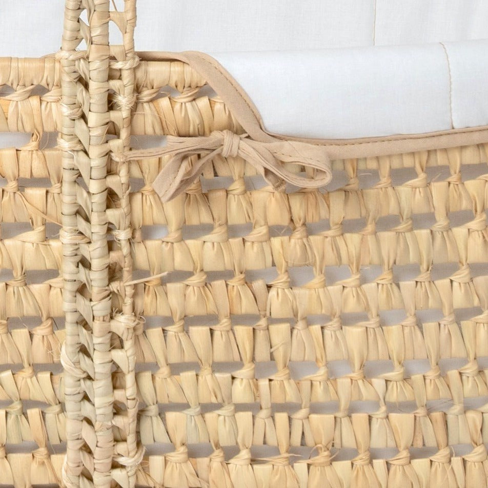 Clair De Lune Organic Palm Moses Basket