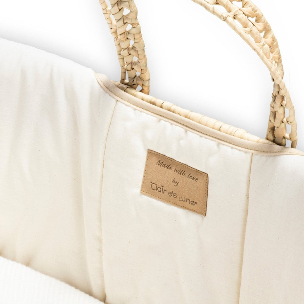 Clair De Lune Organic Palm Moses Basket