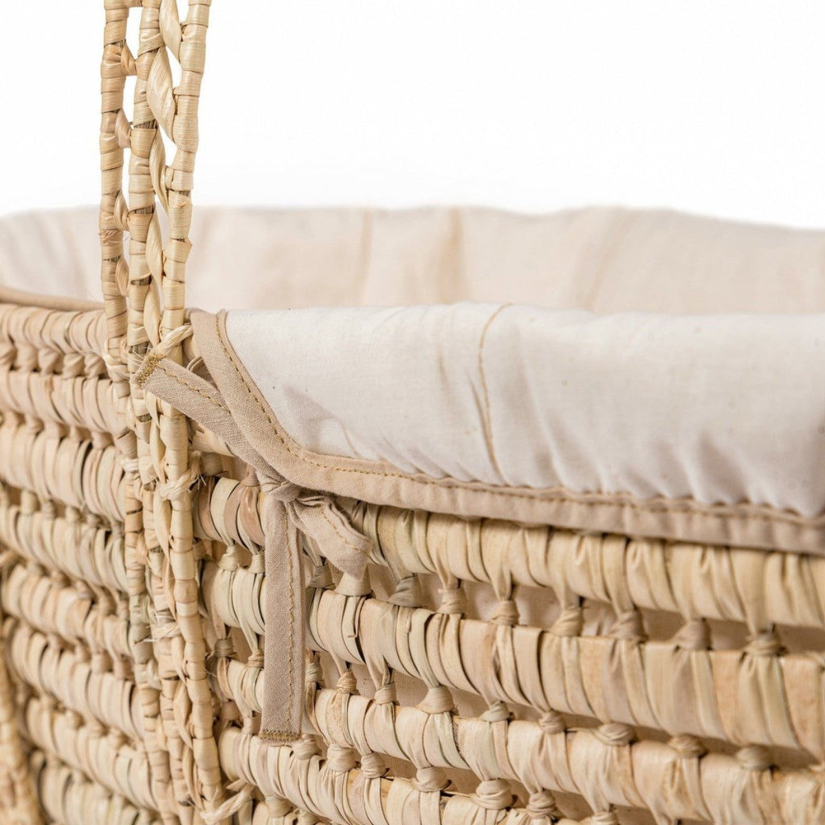 Clair De Lune Organic Palm Moses Basket