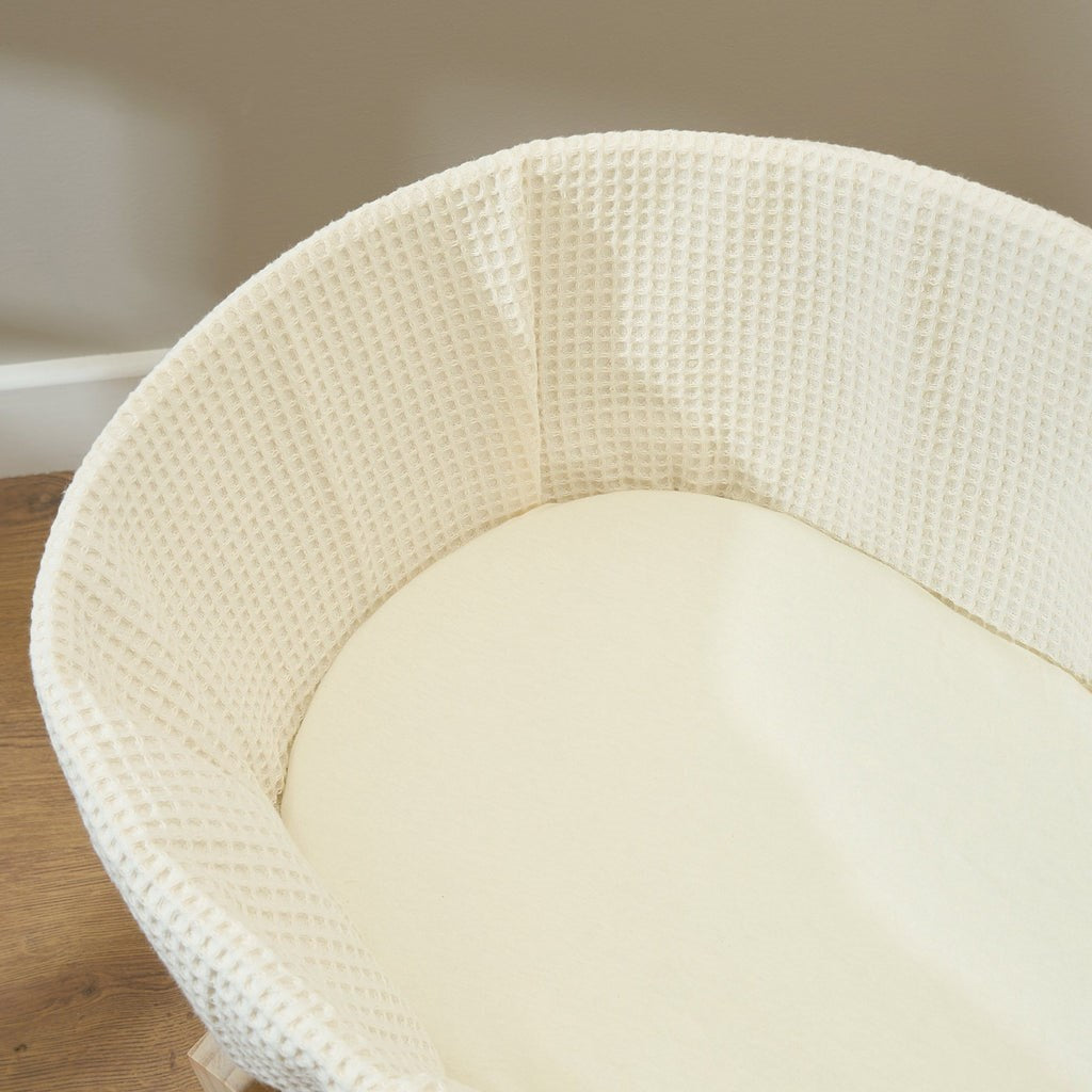 Clair De Lune 2 Pack Fitted Cotton Moses Basket Sheets