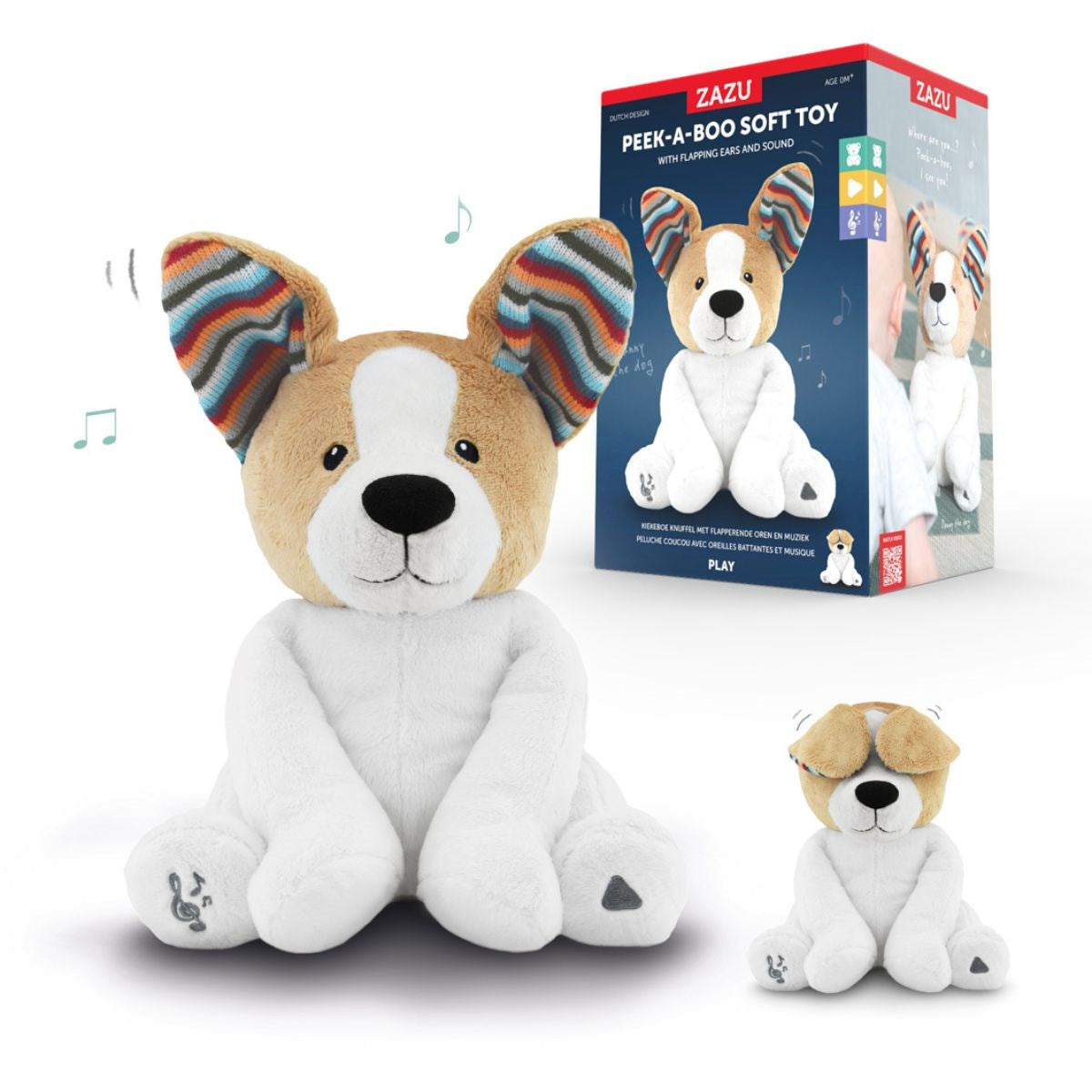 Zazu Danny The Dog – Peek-a-Boo Interactive Soft Toy