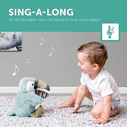 Zazu Timo the Toucan – Clapping Soft Toy with Sing-Along and Interactive Clapping