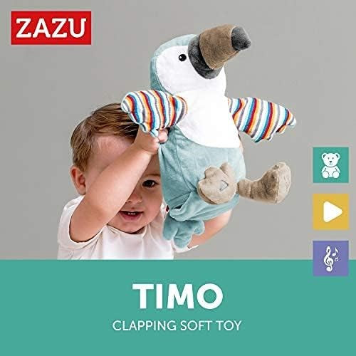 Zazu Timo the Toucan – Clapping Soft Toy with Sing-Along and Interactive Clapping