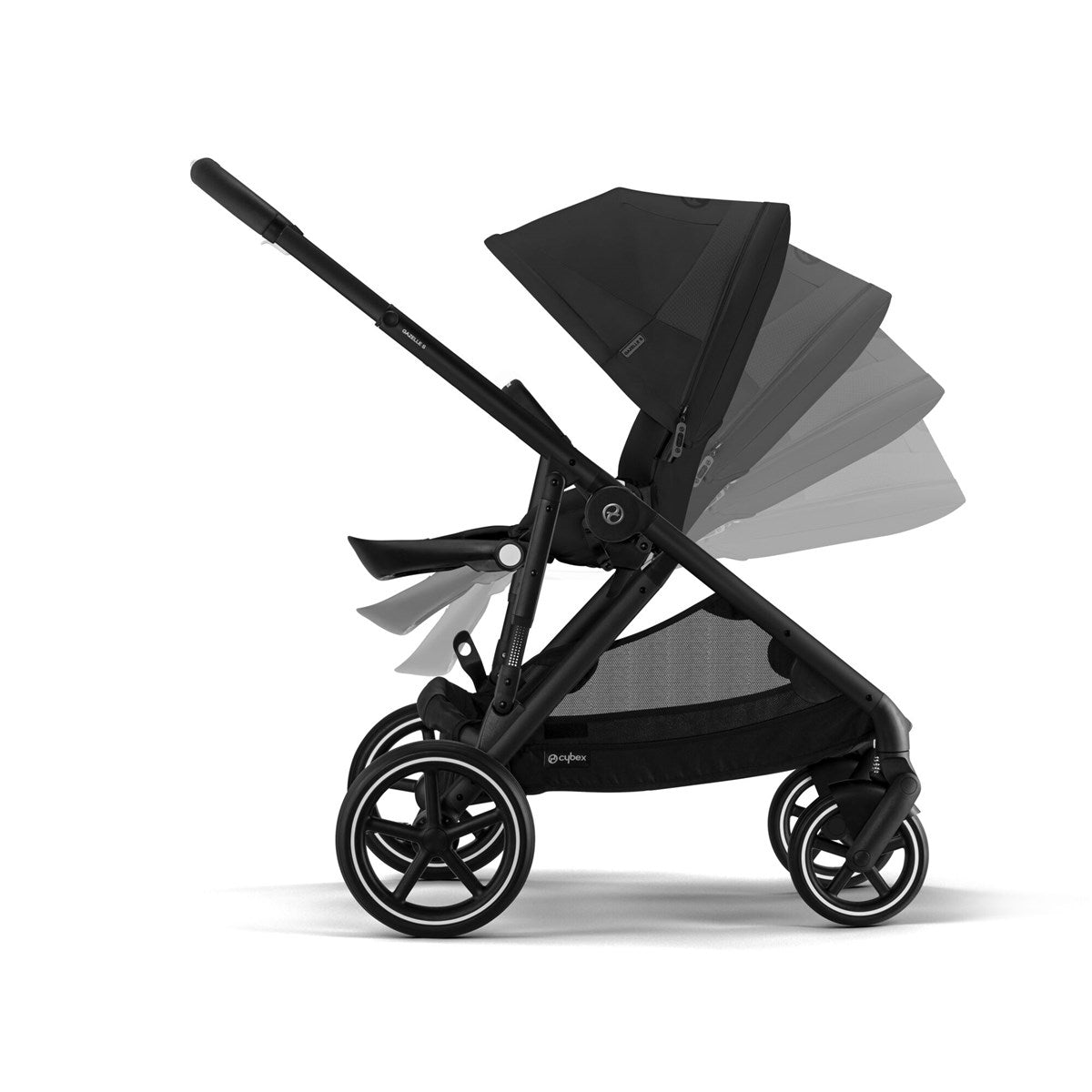 Cybex Gazelle S Complete Pram, Moon Black