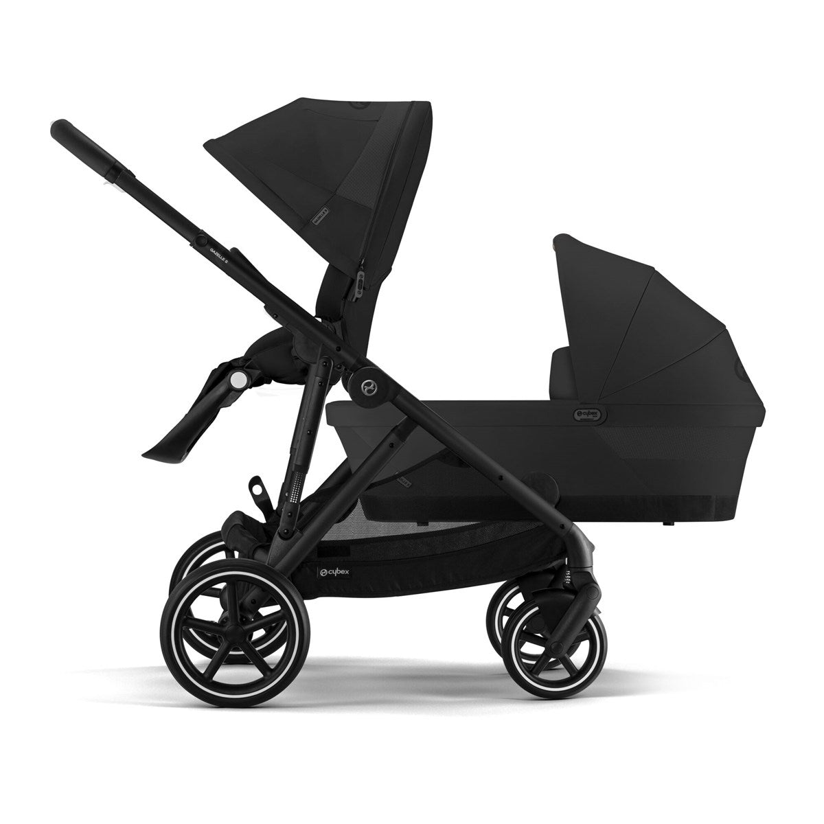 Cybex Gazelle S Complete Pram, Moon Black