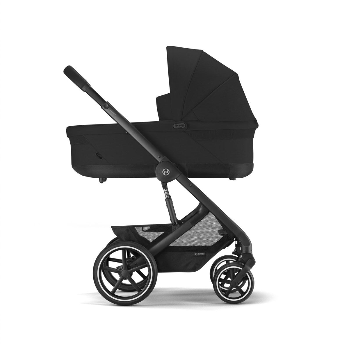 Cybex Balios S Lux Pushchair + Cot, Moon Black
