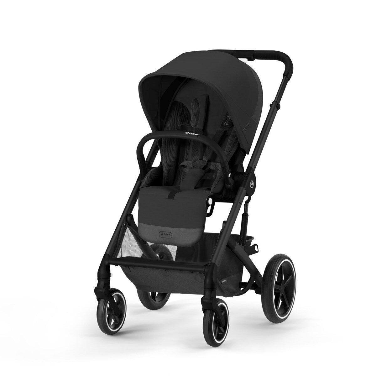 Cybex Balios S Lux Pushchair + Cot, Moon Black