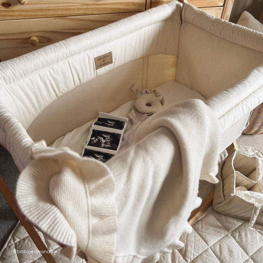Clair De Lune Organic Folding Crib