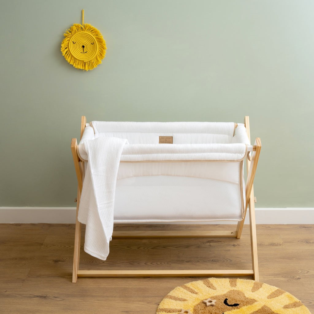 Clair De Lune Organic Folding Crib