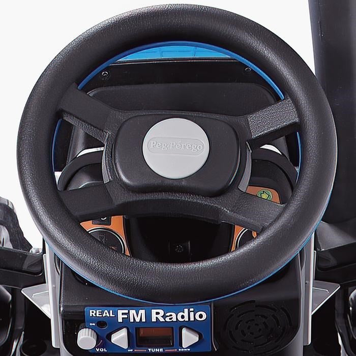 Peg Perego New Holland T8, 12V Electric Tractor with Trailer, 3+ years