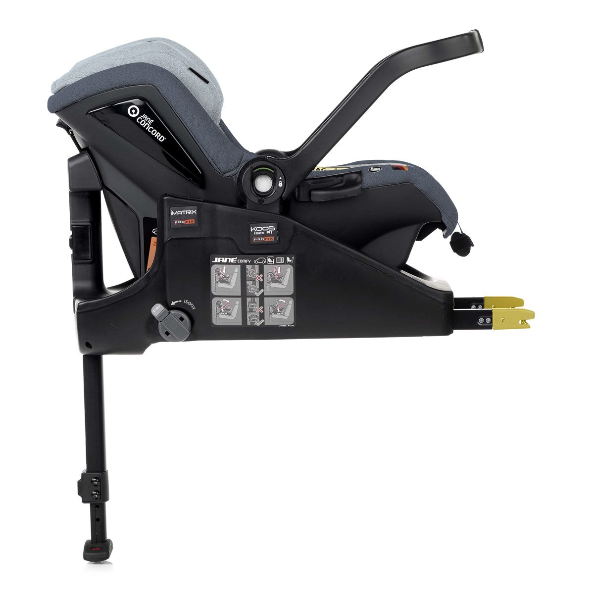 Jane Muum-4 + Sweet + Koos iSize, 10 Piece Travel System Bundle