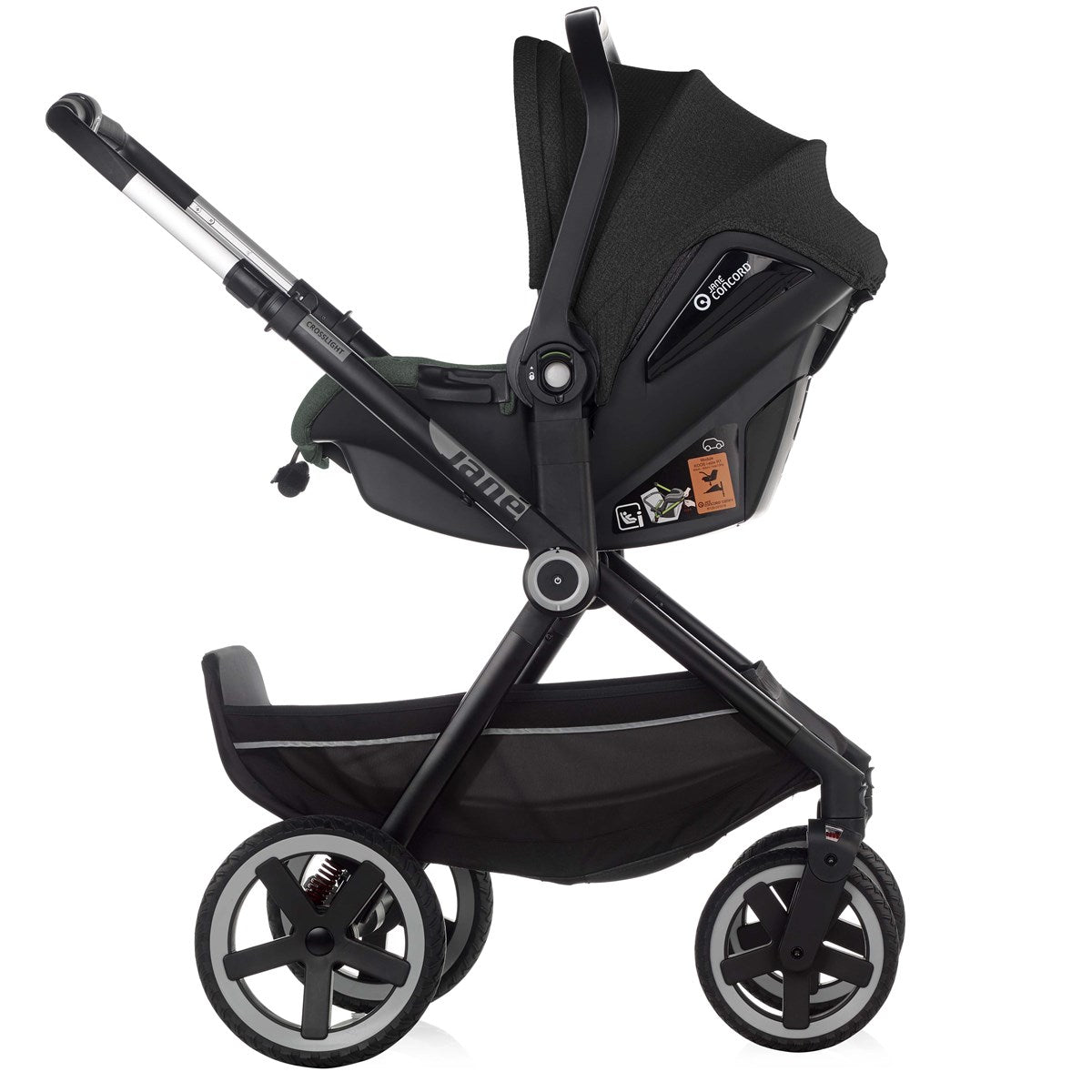 Jane Crosslight-3 + Sweet + Koos iSize, 10 Piece Travel System Bundle