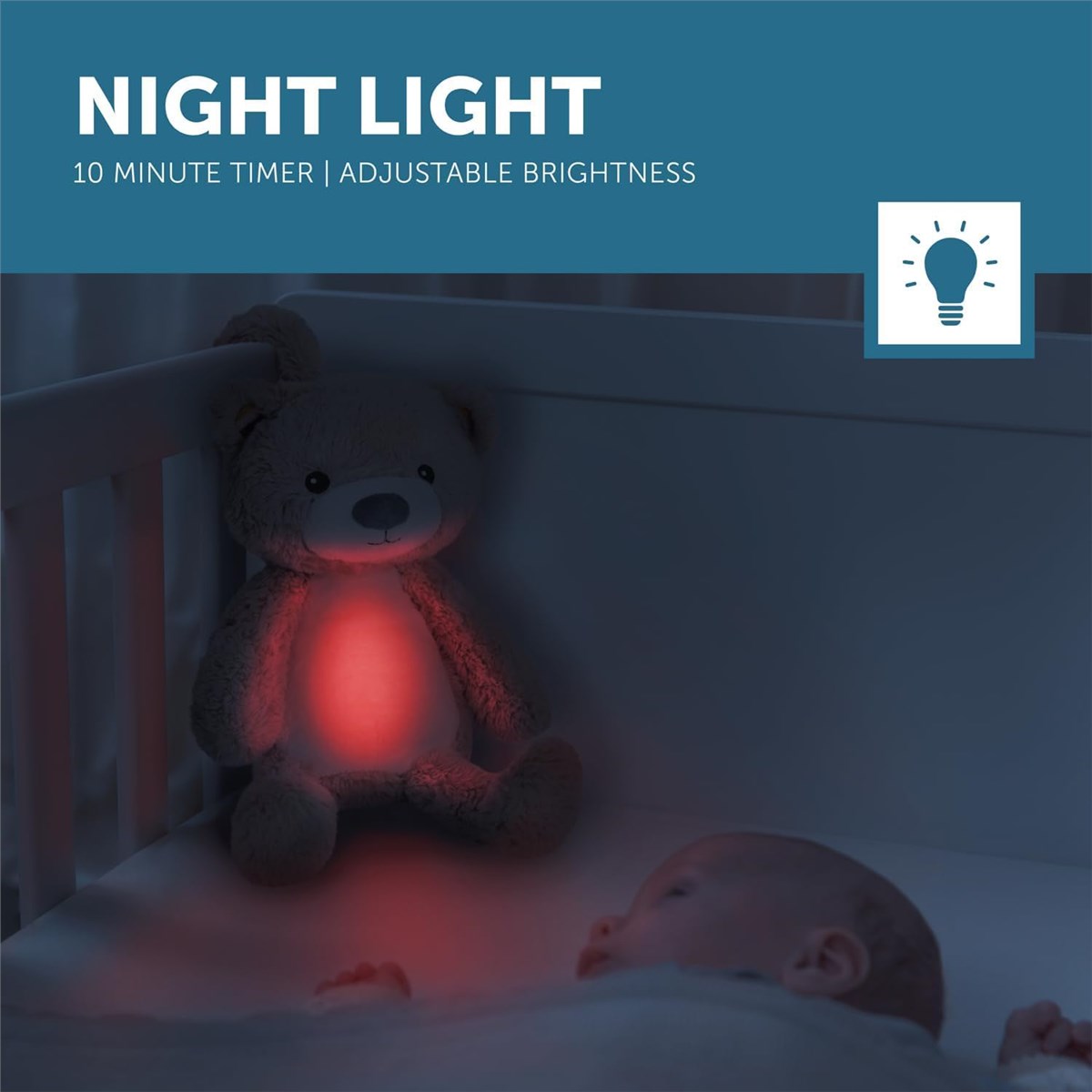 Zazu Brody the Bear Soother, Nightlight, and Sleeptrainer for Better Sleep