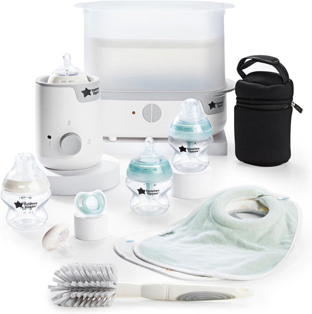 Tommee Tippee Closer To Nature 12pc Complete Feeding Kit, White
