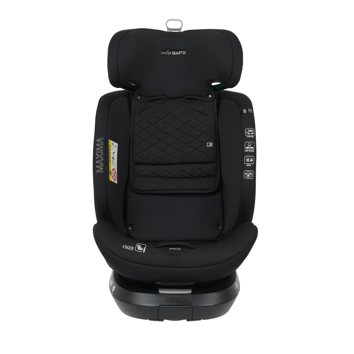 Enfasafe Maxima 360 Rotating i-Size Car Seat, 40-150 cm, 0-12 years