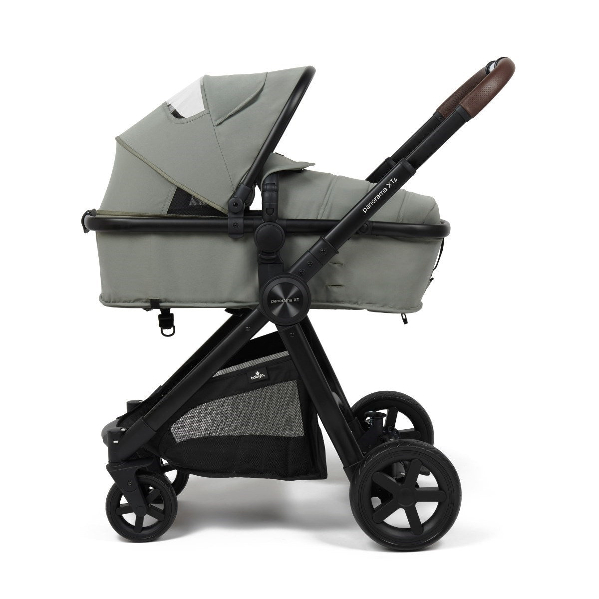 BabyLo Panorama XTi Premium Travel System & Starter Nursery Bundle including Isofix Base 2, Fern Green