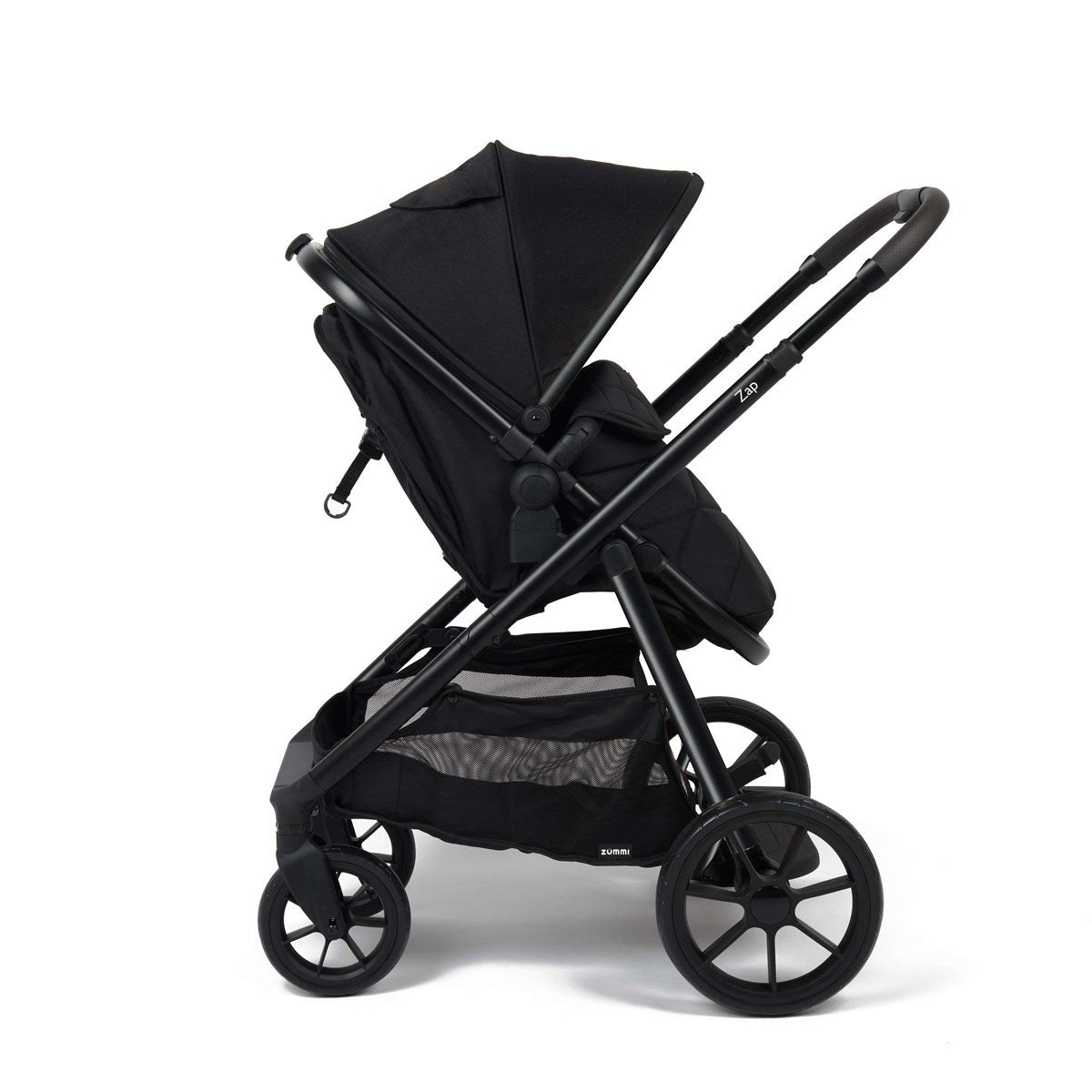 Zummi Zap Essential Travel System & Starter Nursery Bundle, Black