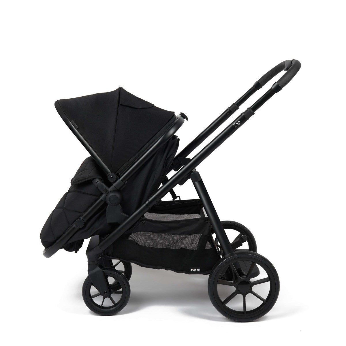Zummi Zap Essential Travel System & Starter Nursery Bundle, Black