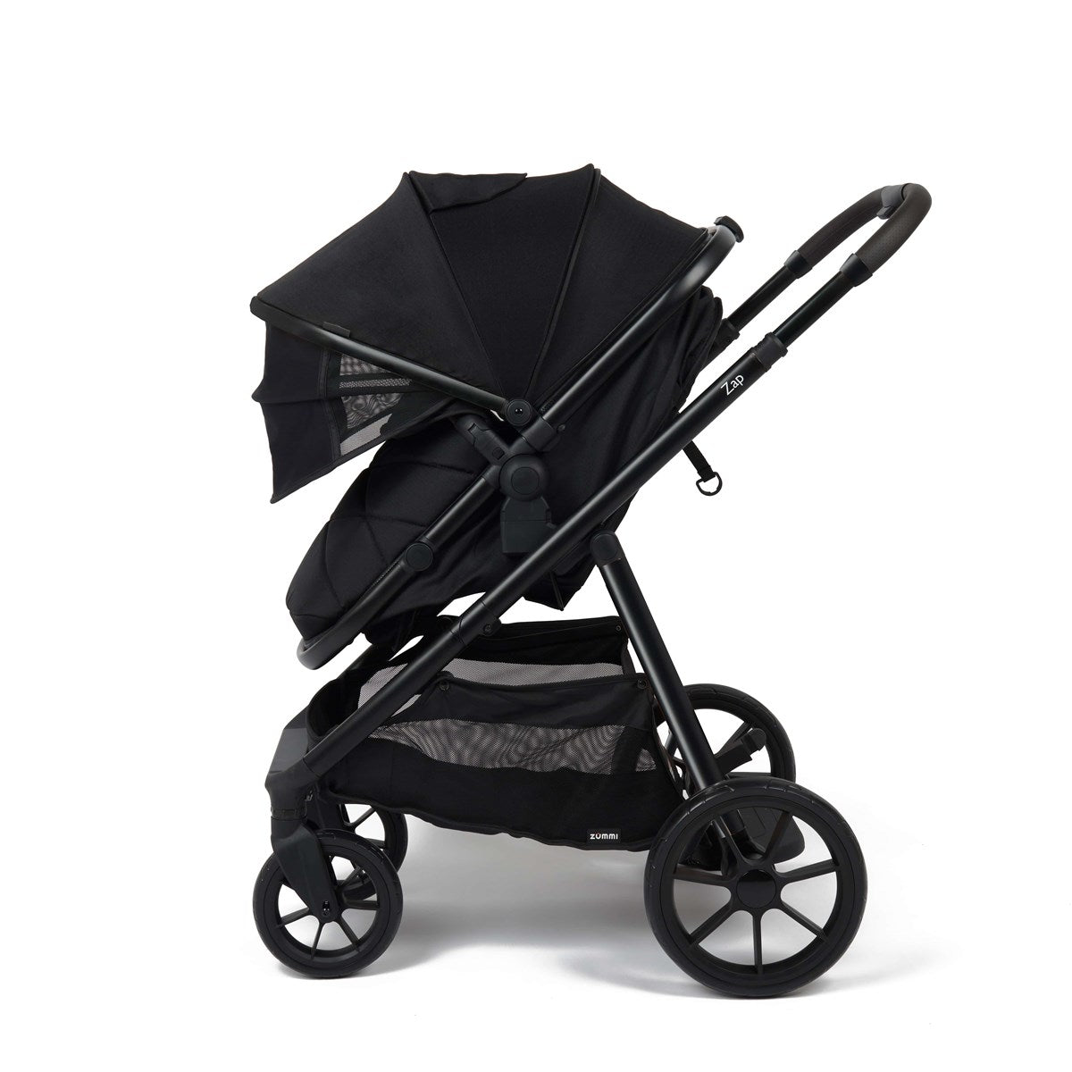 Zummi Zap Essential Travel System & Starter Nursery Bundle, Black