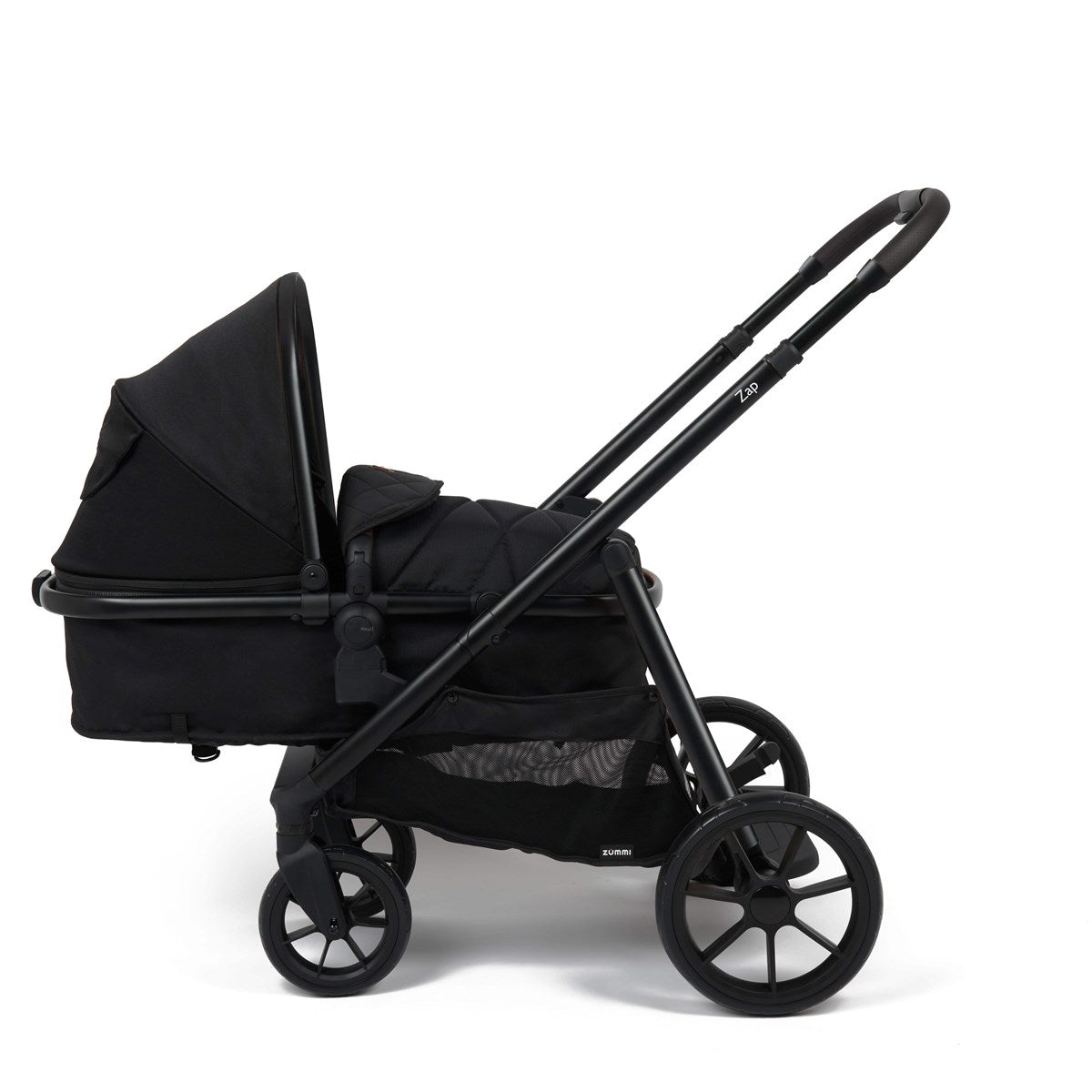 Zummi Zap Essential Travel System & Starter Nursery Bundle, Black