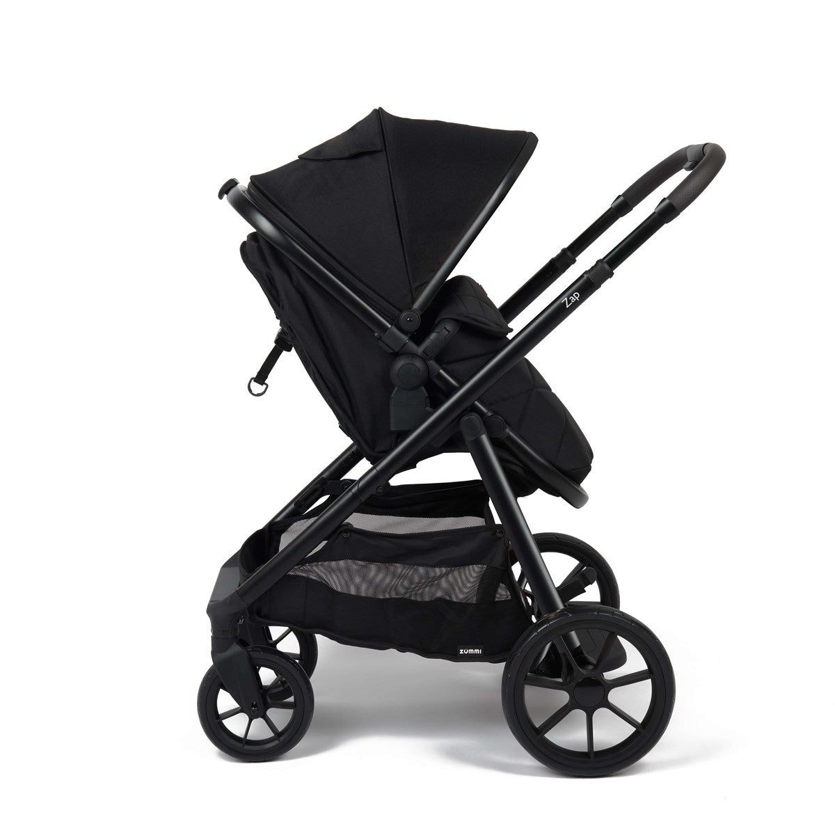 Zummi Zap Essential Travel System & Starter Nursery Bundle, Black