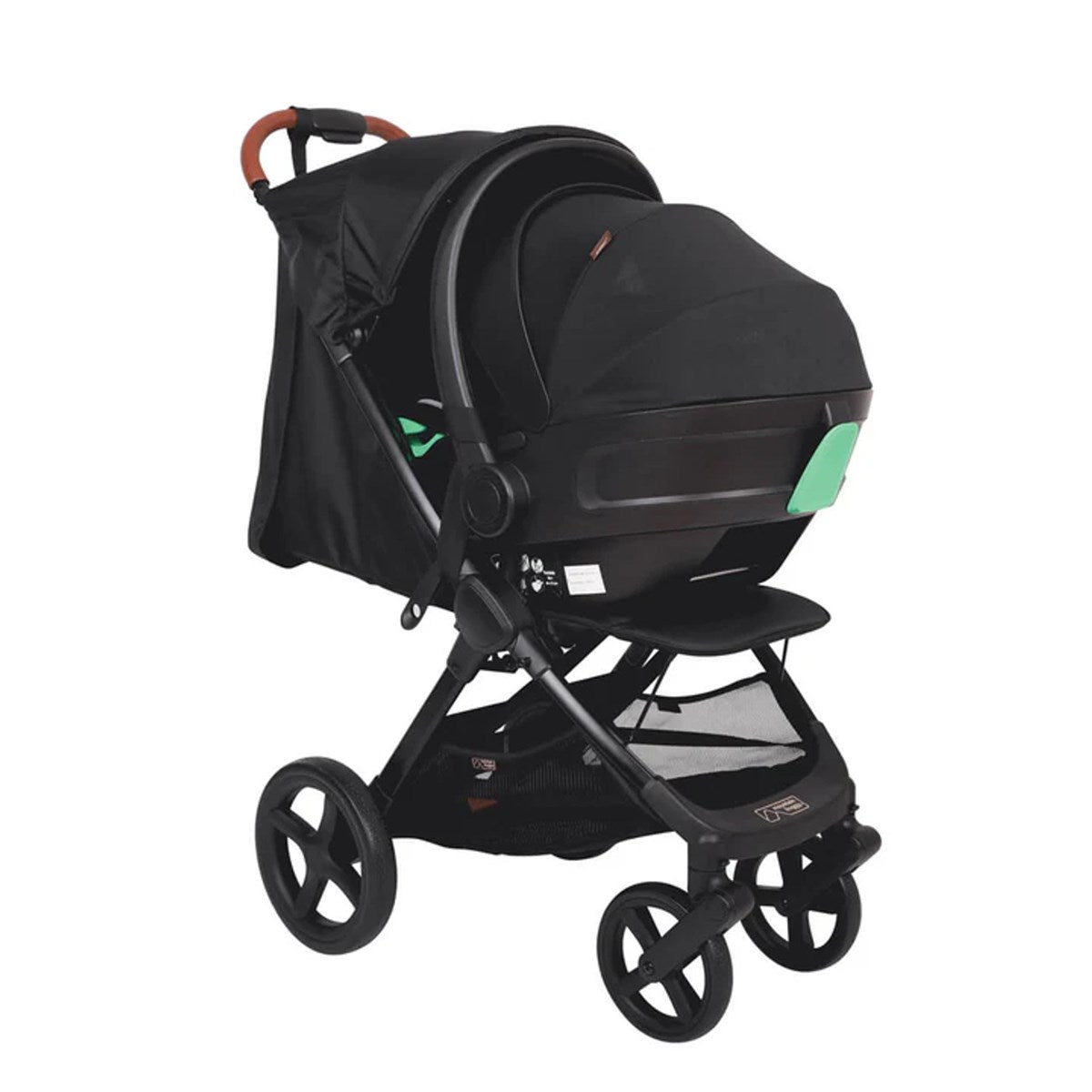 Mountain Buggy Nano Urban Stroller with Travel Wheel Set