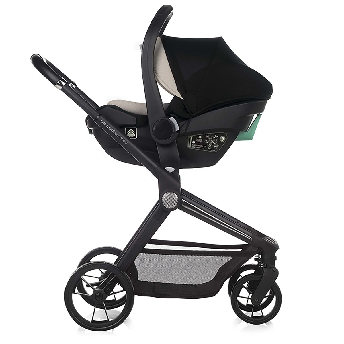 Be Cool Stratos 3in1 iSize Travel System + Isofix Base
