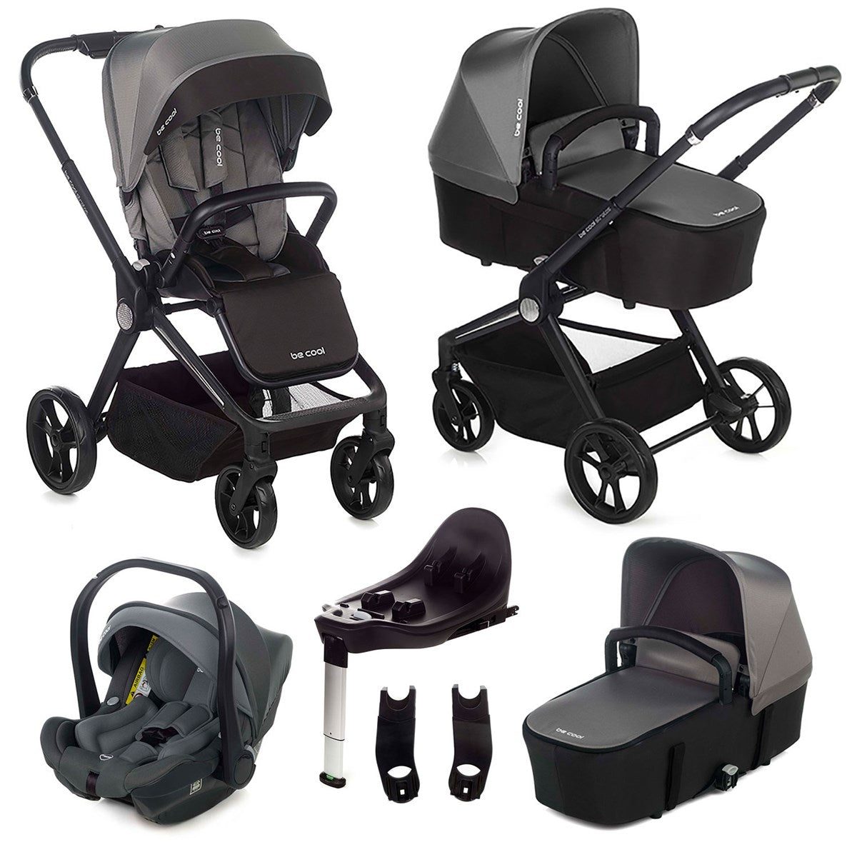 Be Cool Stratos 3in1 iSize Travel System + Isofix Base