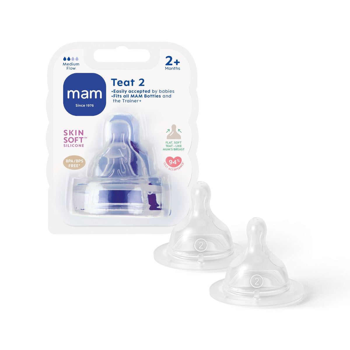 MAM Teat 2 (Medium Flow)