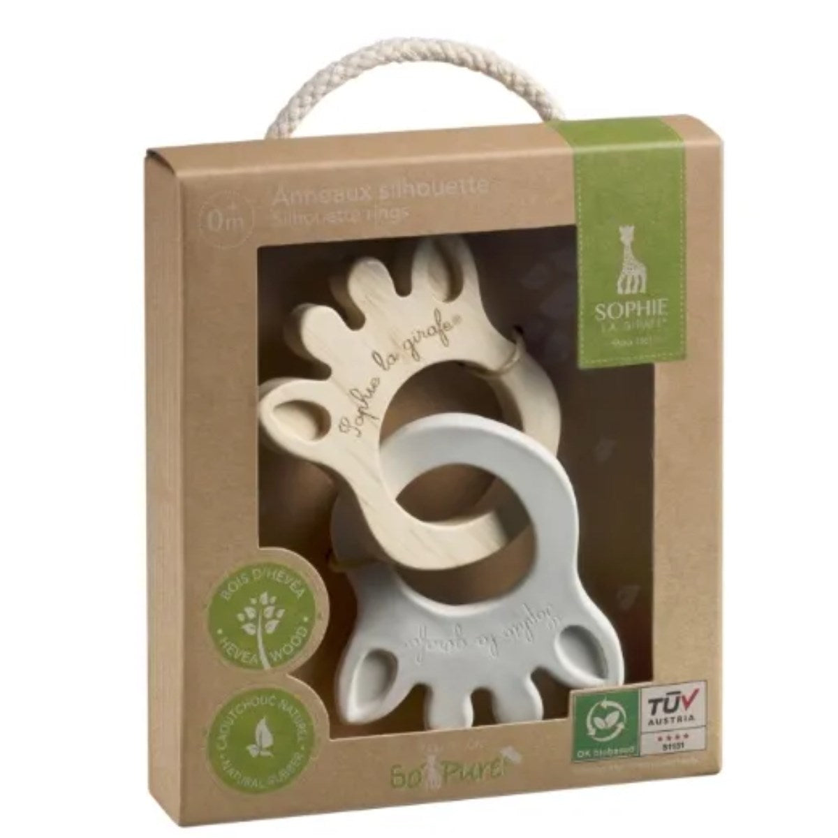 Sophie La Girafe So Pure Silhouette Rings