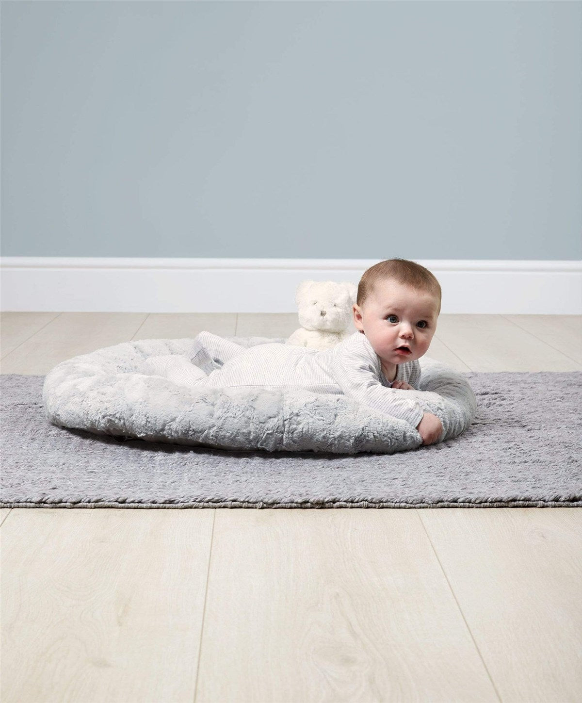 Mamas & Papas My First Playmat & Gym with Soft Teddy Bear