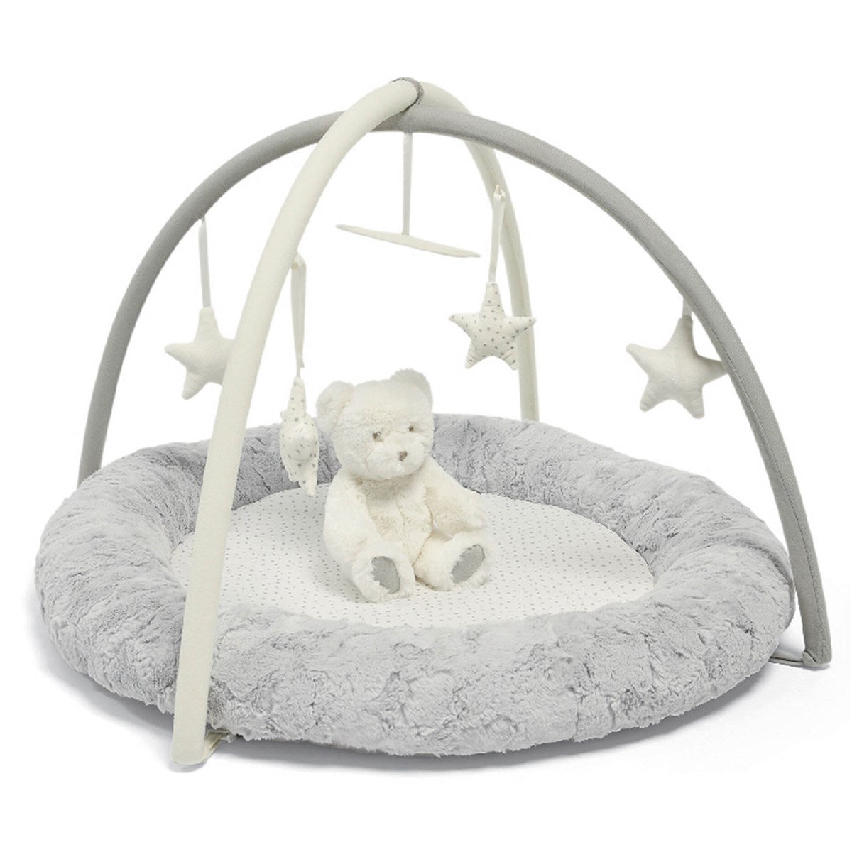 Mamas & Papas My First Playmat & Gym with Soft Teddy Bear
