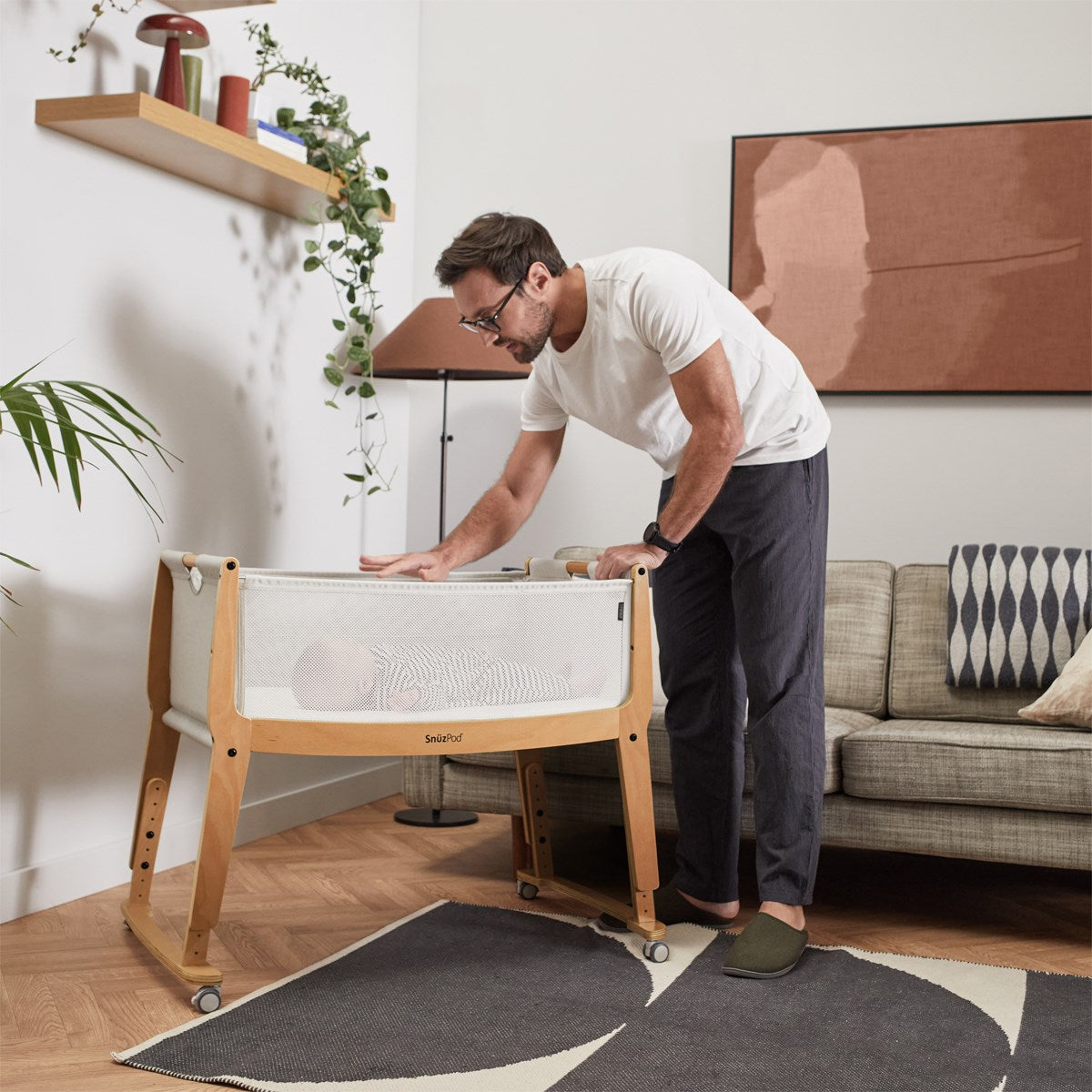 Snuz Snuzpod Studio Bedside Crib