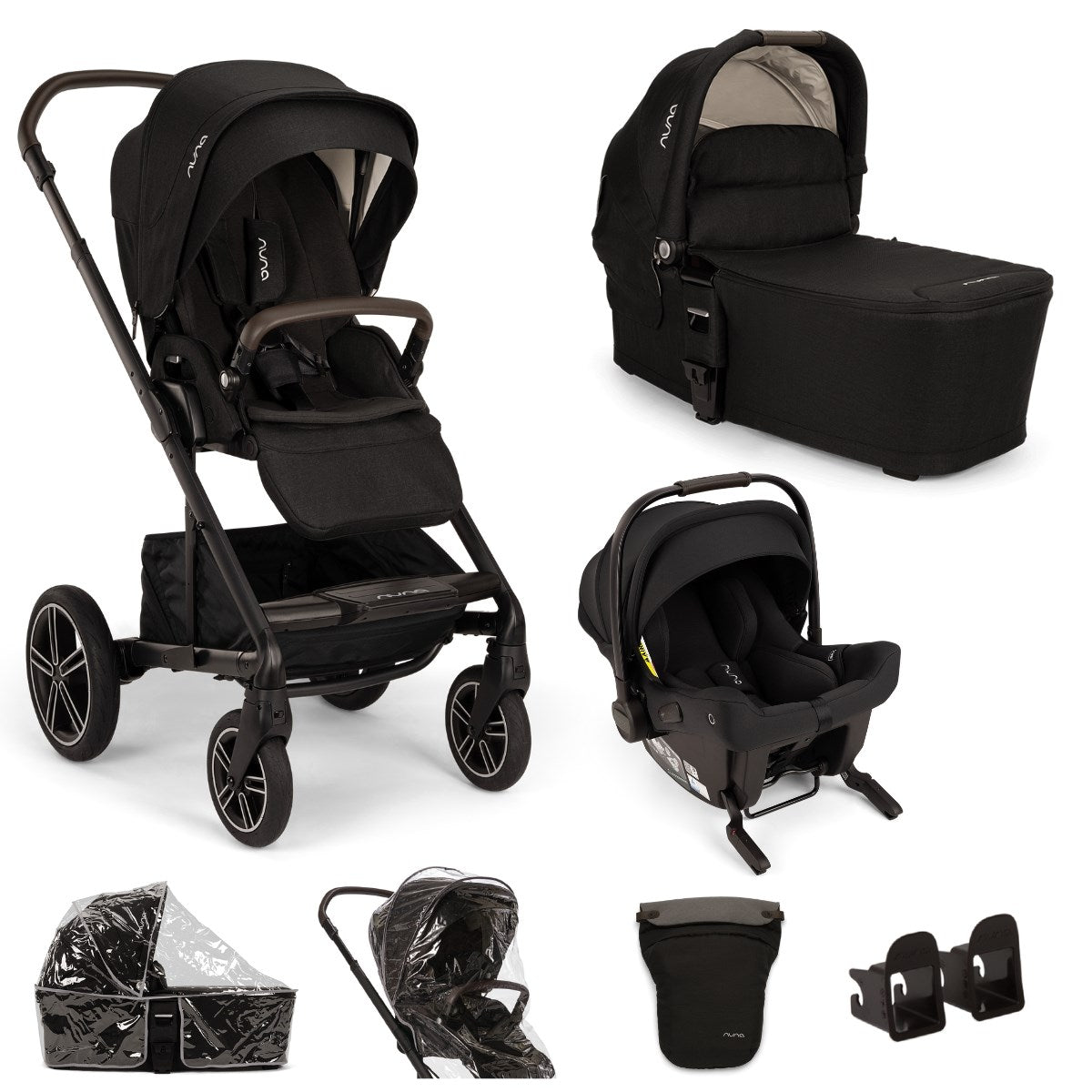 Nuna Mixx Next Travel System with Pipa Urbn, Caviar