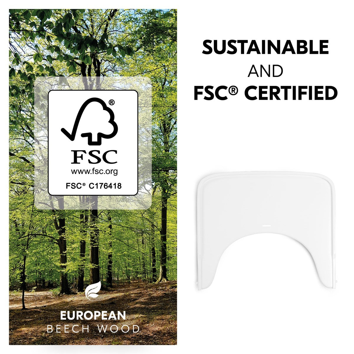 Hauck Alpha+ Wooden Tray