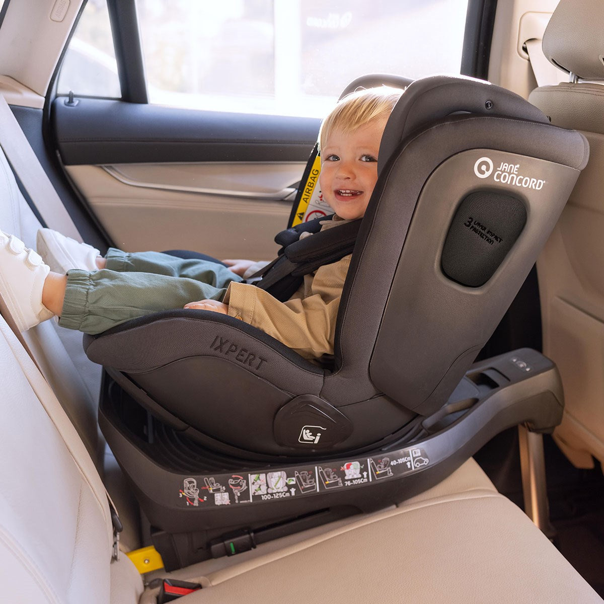 Jane iXpert 360° Swivel i-Size Car Seat, 0-4 Years