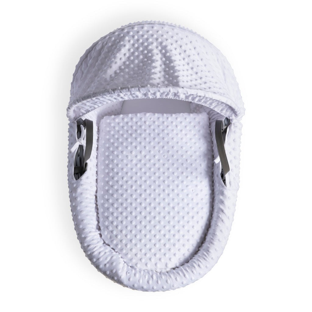 Clair De Lune Grey Wicker Moses Basket