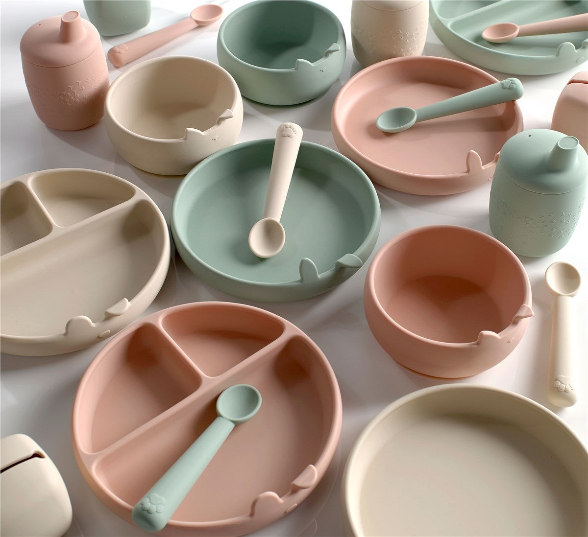 Jane Silicone Bowl and Spoon Set for Babies