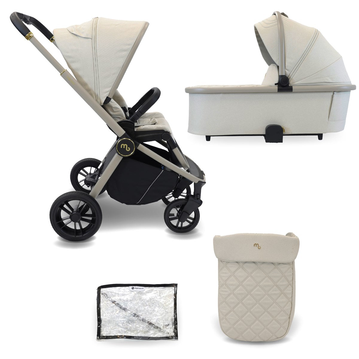 My Babiie MB450 2-in-1 Pushchair & Carrycot