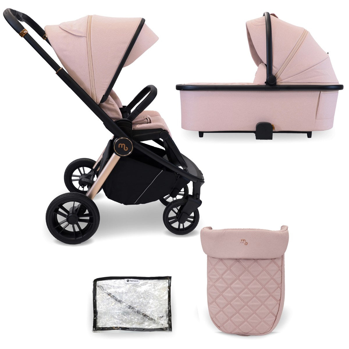 My Babiie MB450 2-in-1 Pushchair & Carrycot