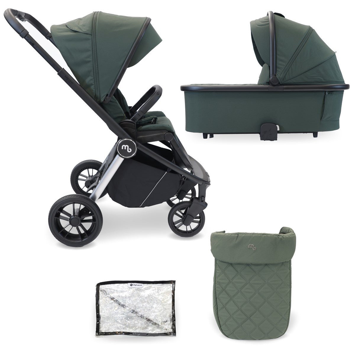 My Babiie MB450 2-in-1 Pushchair & Carrycot
