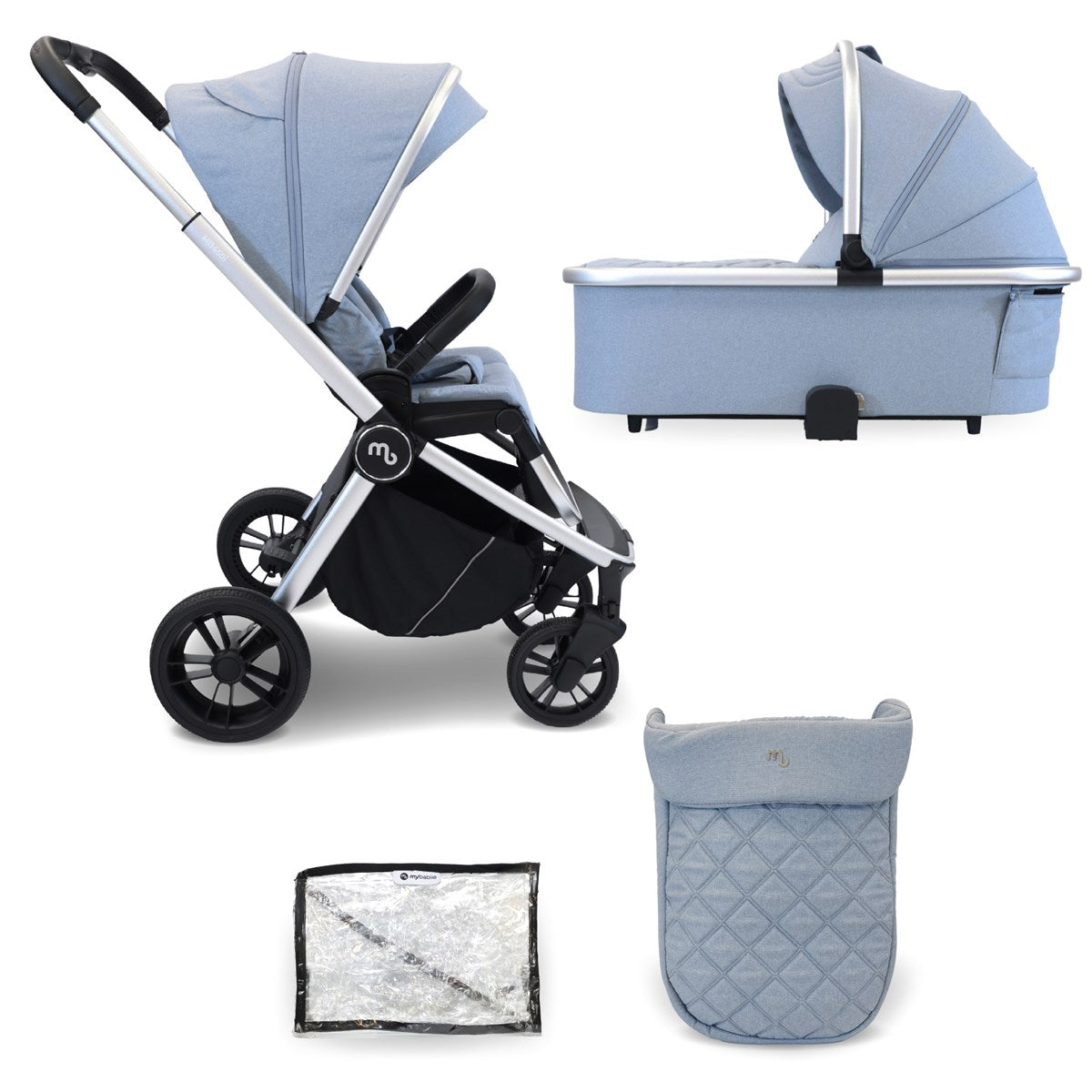My Babiie MB450 2-in-1 Pushchair & Carrycot