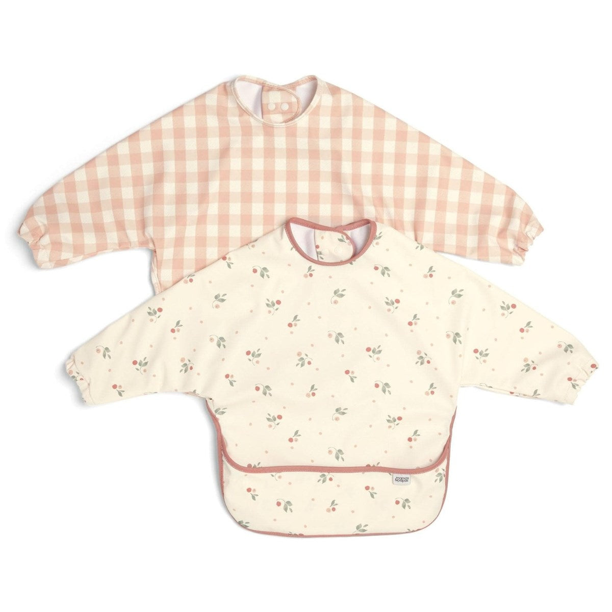 Mamas & Papas 2pk Long Sleeve Messy Bib