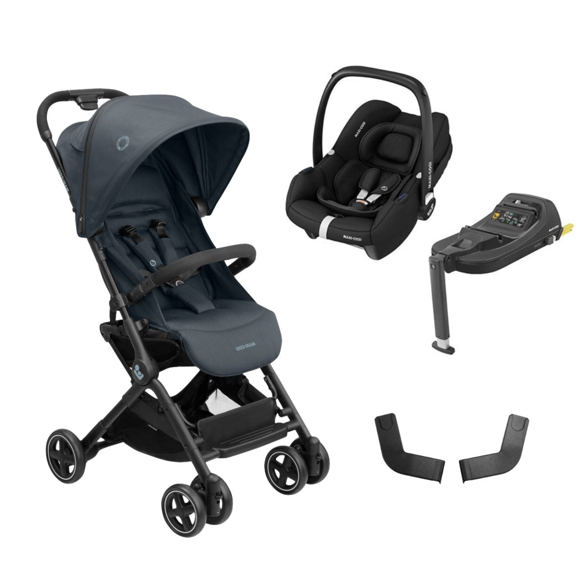 Maxi-Cosi Lara 2 With Car Seat + Base, Essential Graphite