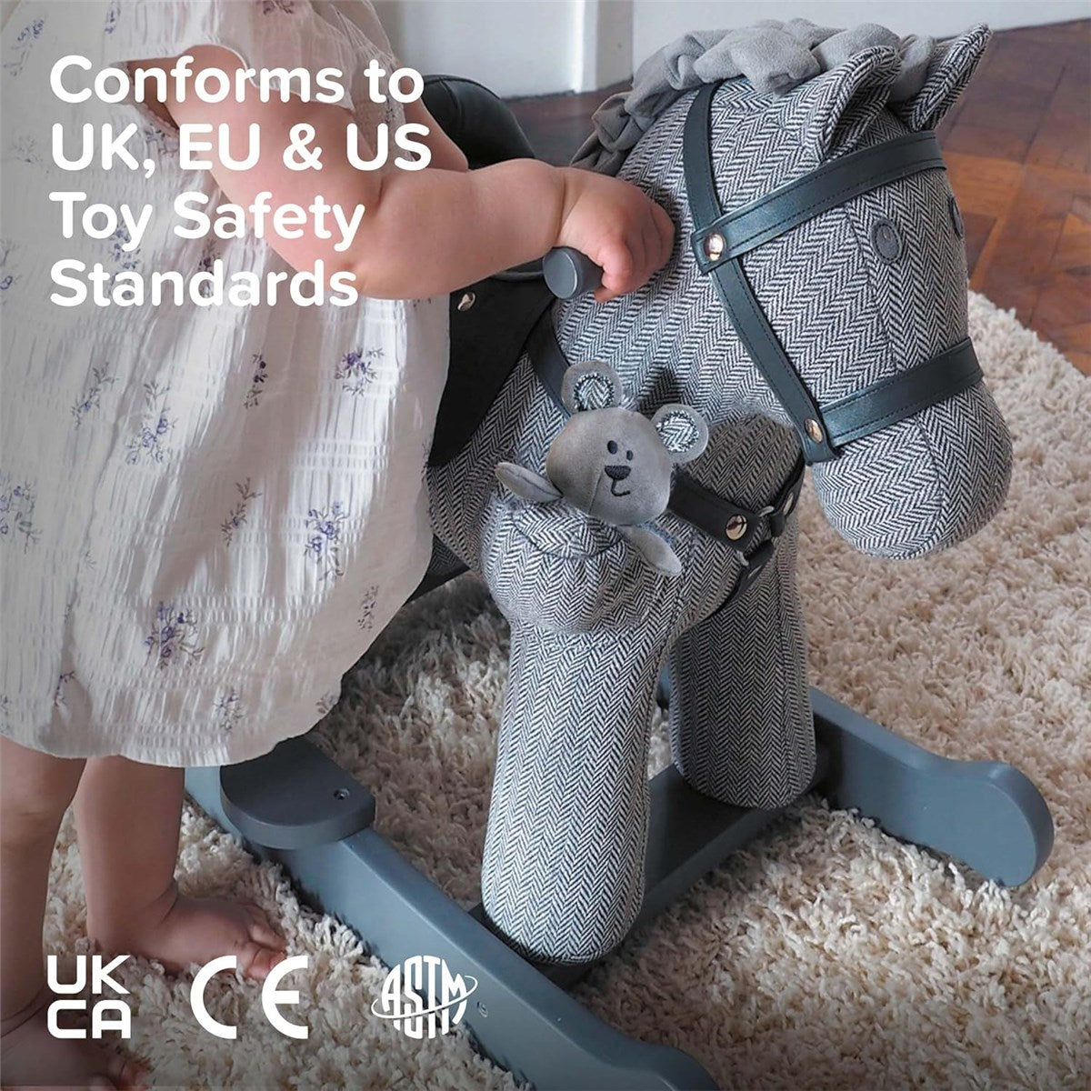 Little Bird Told Me Stirling & Mac Rocking Horse, 9 months+