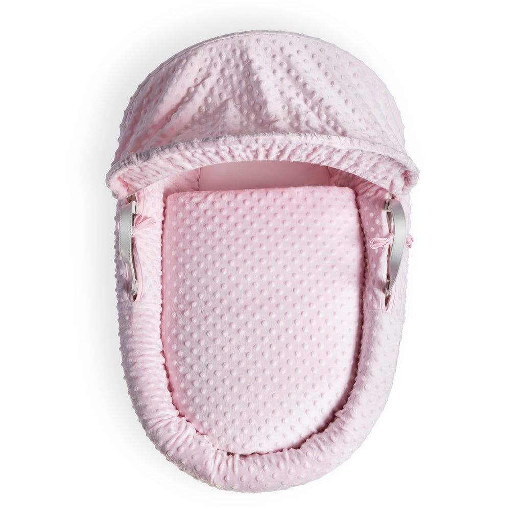 Clair De Lune White Wicker Moses Basket